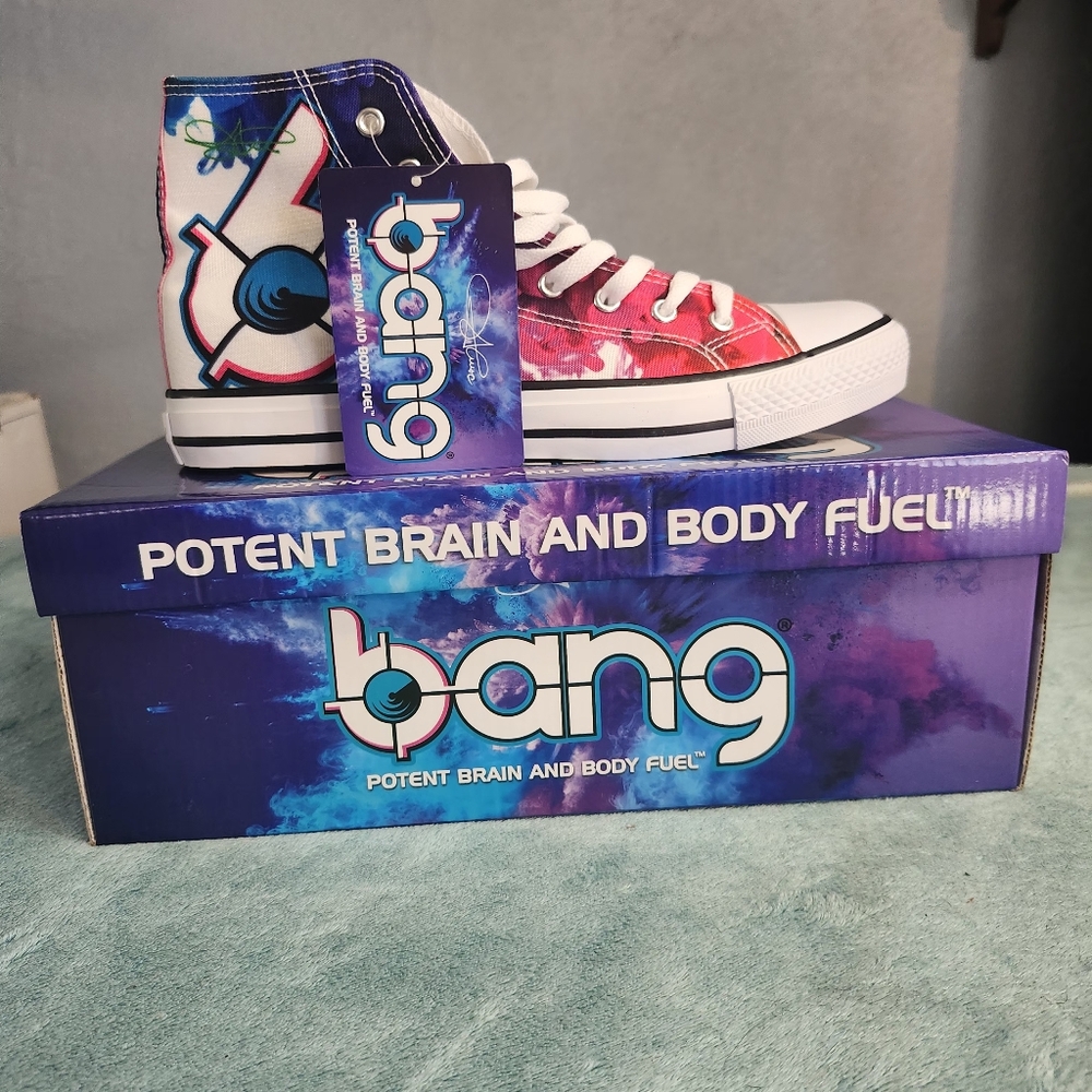 Bang High-Top Sneakers with Multicolored Design